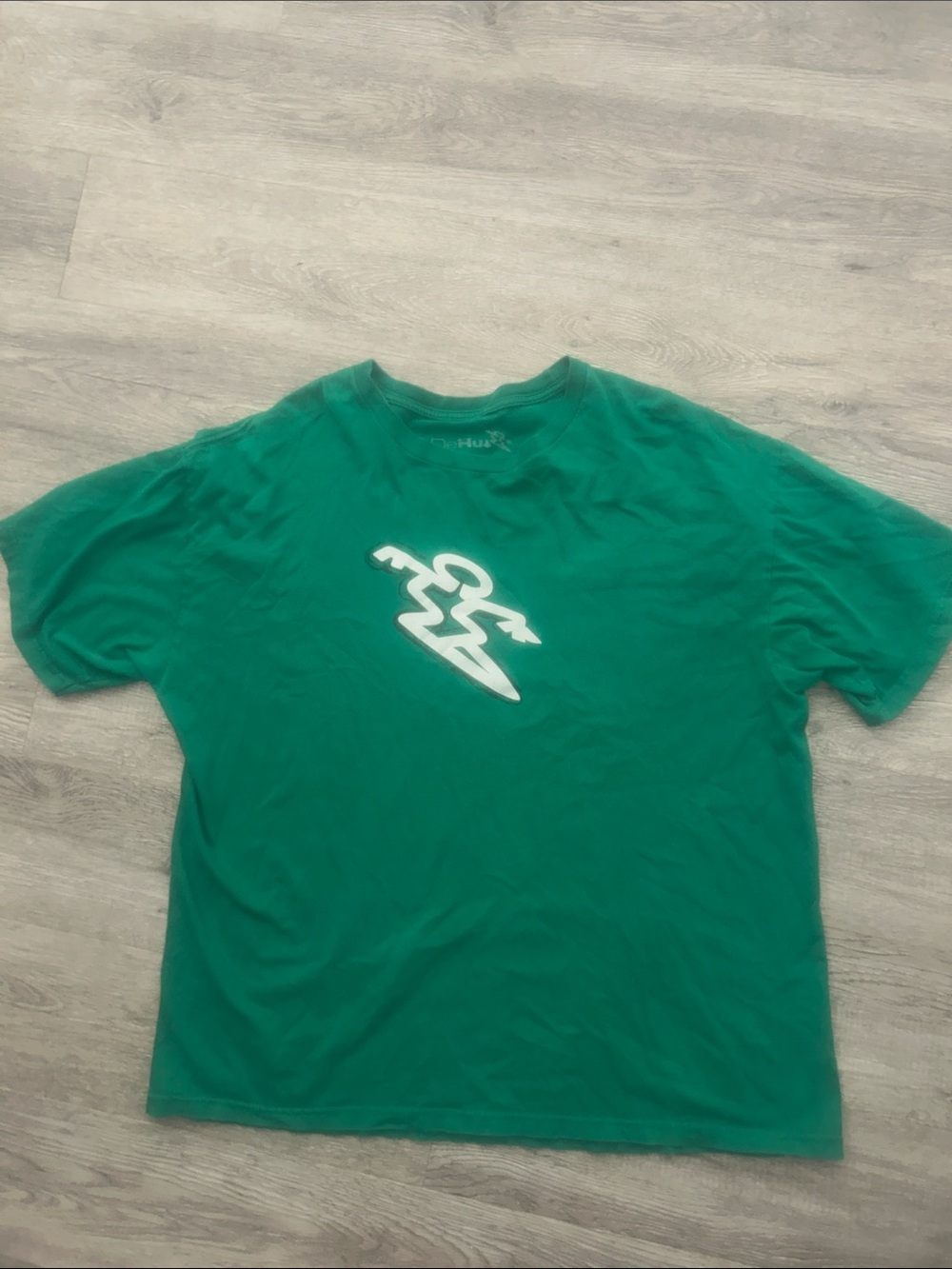 Green Graphic Surf Logo Men's T-Shirt